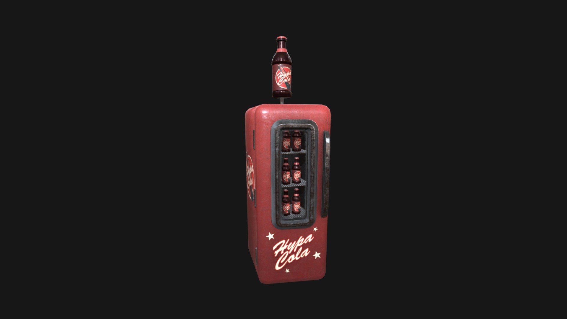 Hypa Cola Fridge 3d model