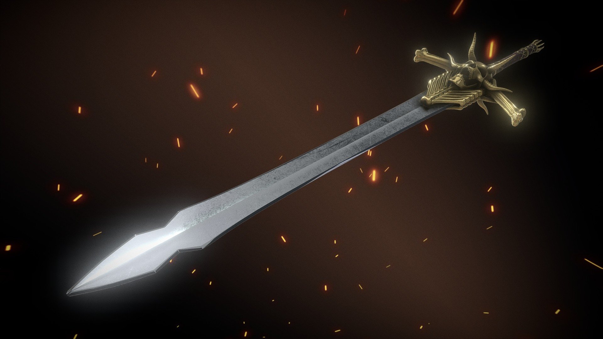 Rebellion sword (Devil may cry series) 3d model