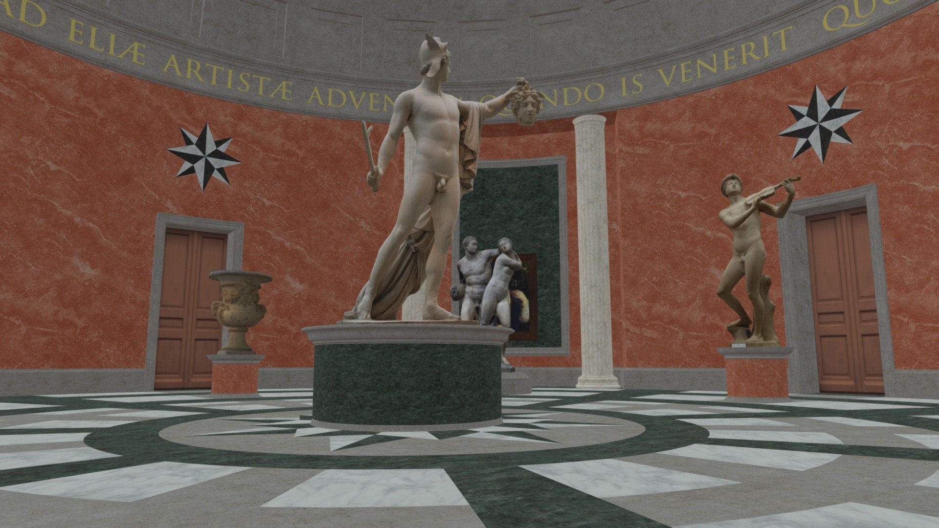 Museum European 3d model