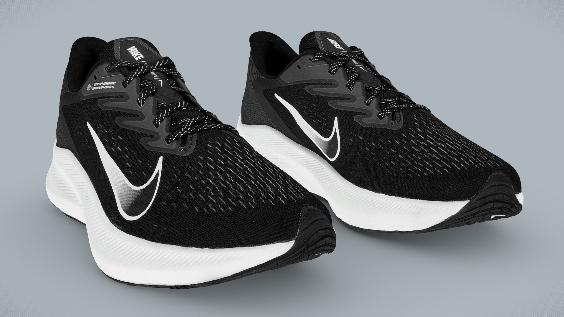 Nike Zoom WINFLO 7 running sneaker trainer 3d model