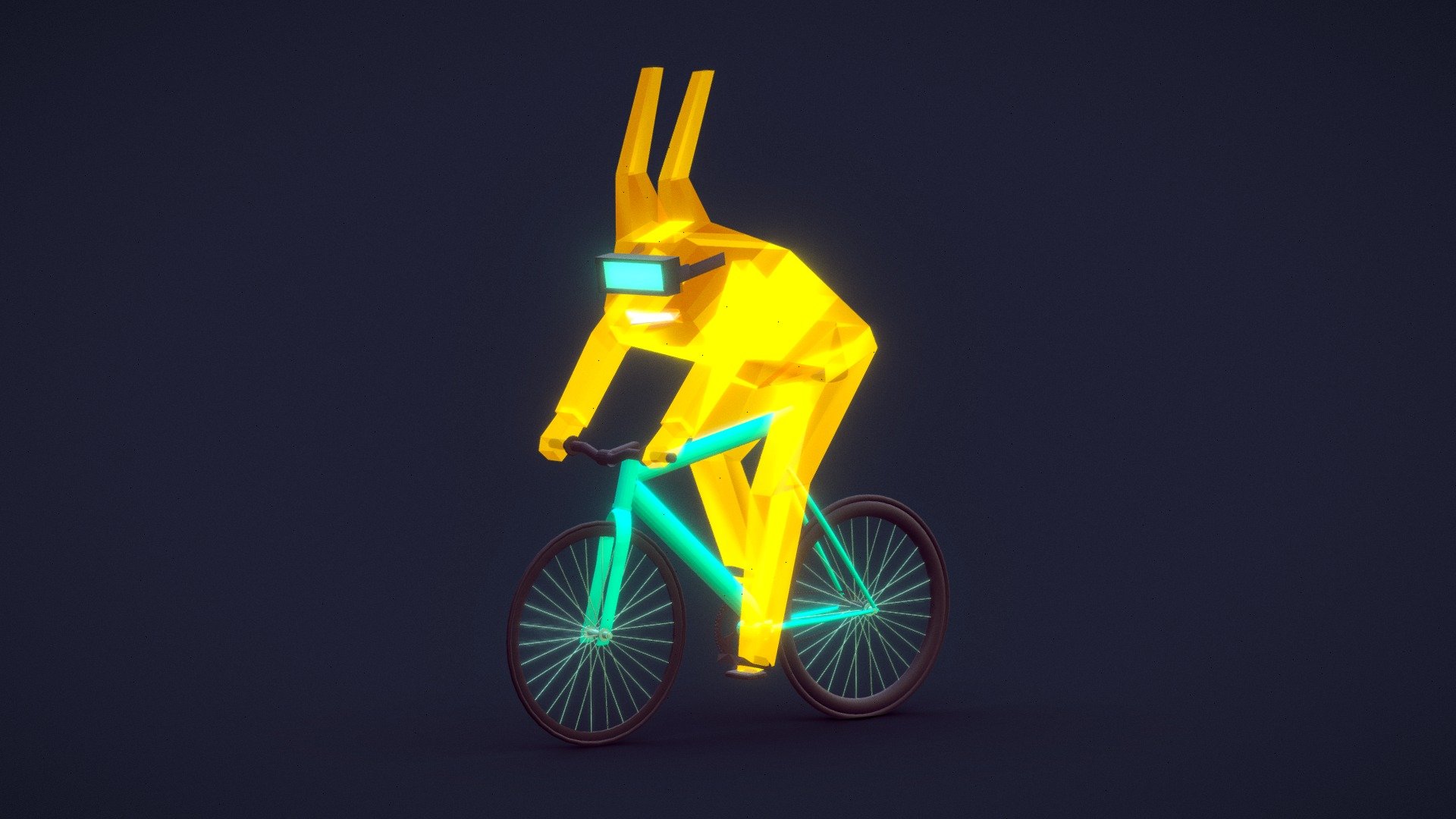 Galaxy Rider Rabbit 3d model