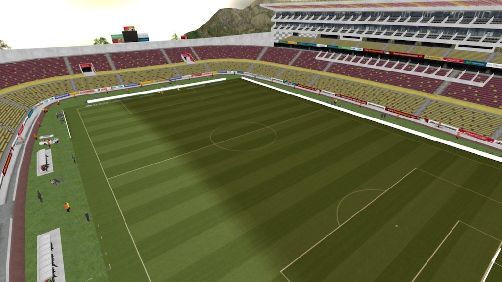 Estadio Morelos 3d model