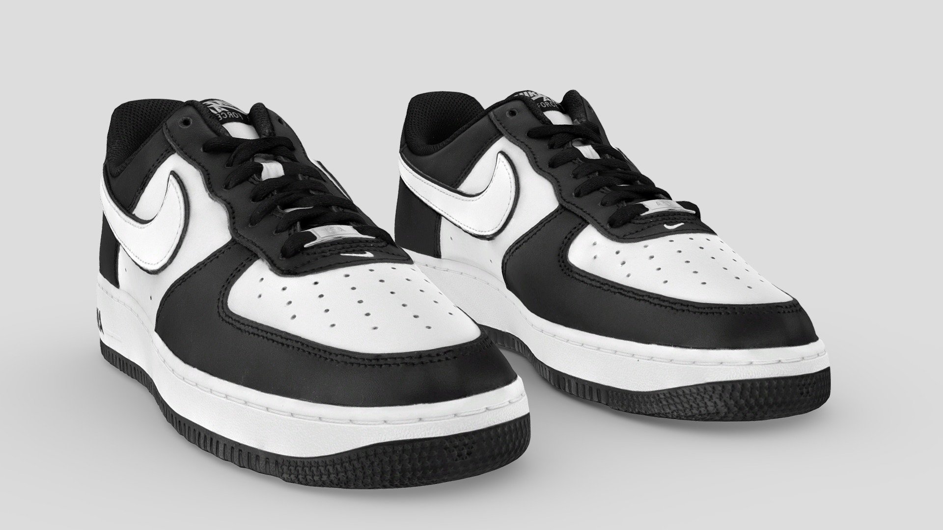 Nike Air Force 1 Low Panda 3d model