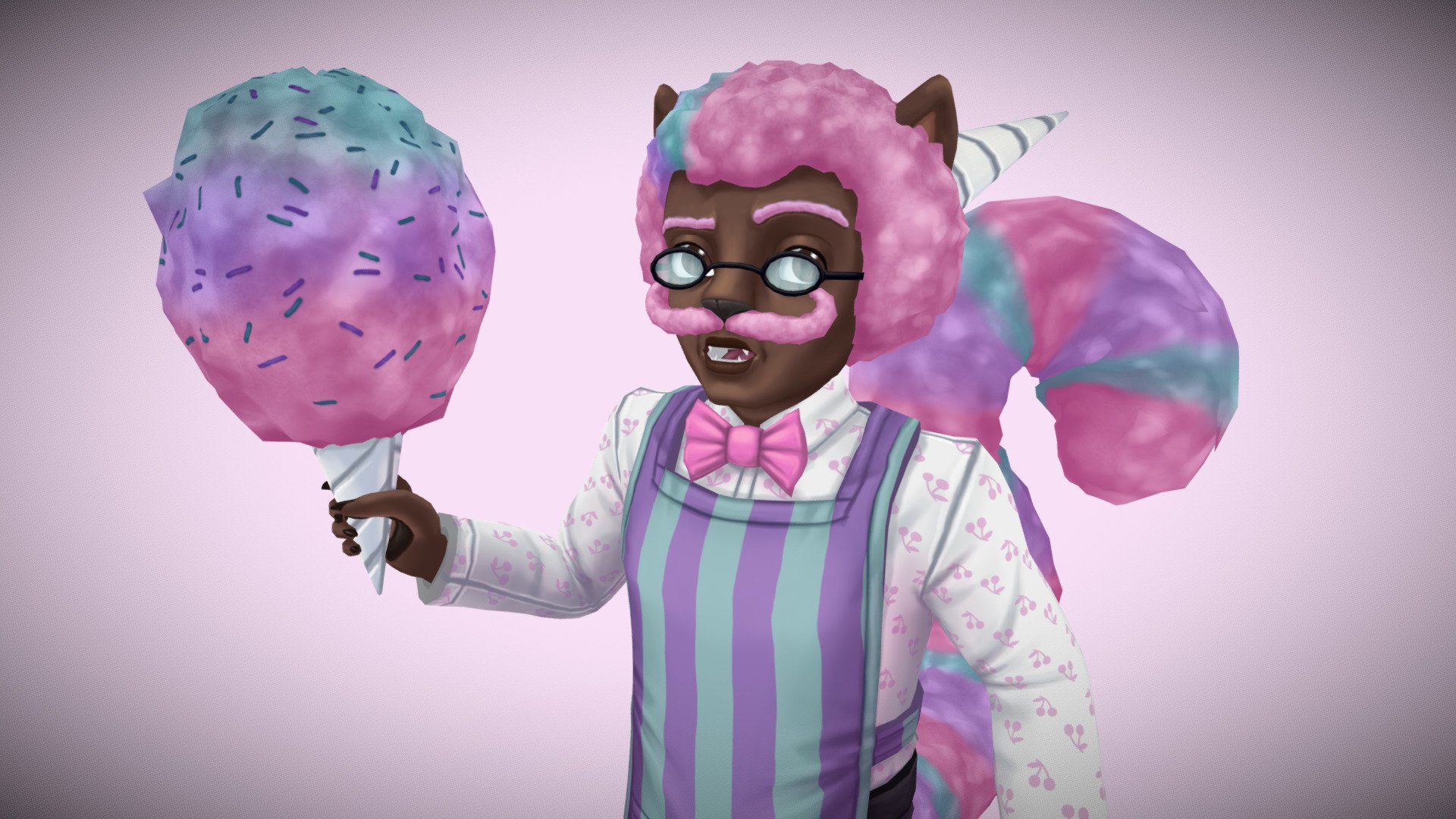 Cotton Candy Inventor 3d model