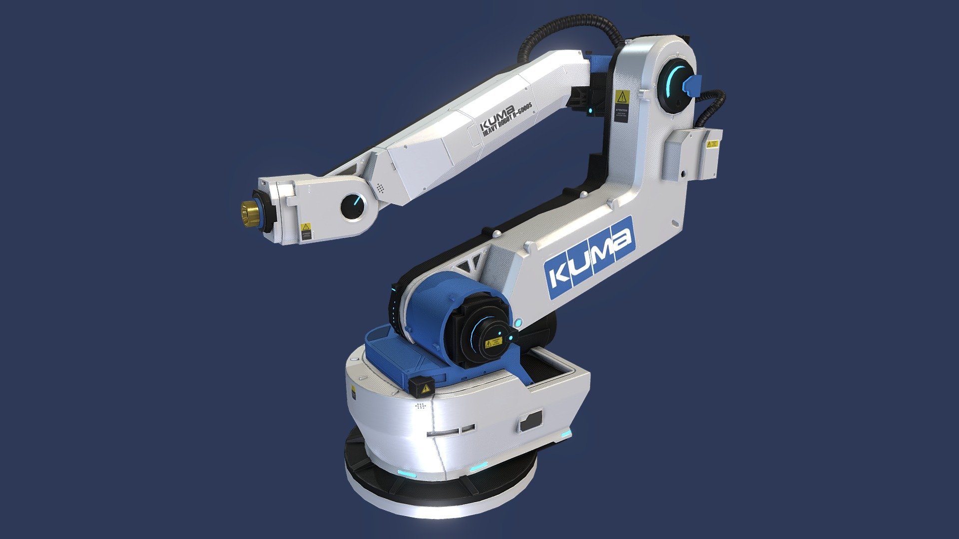 Kuma Industrial Robot 3d model