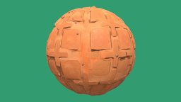 Stylized Desert Tiles Material 02