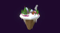 Low Poly Christmas Island