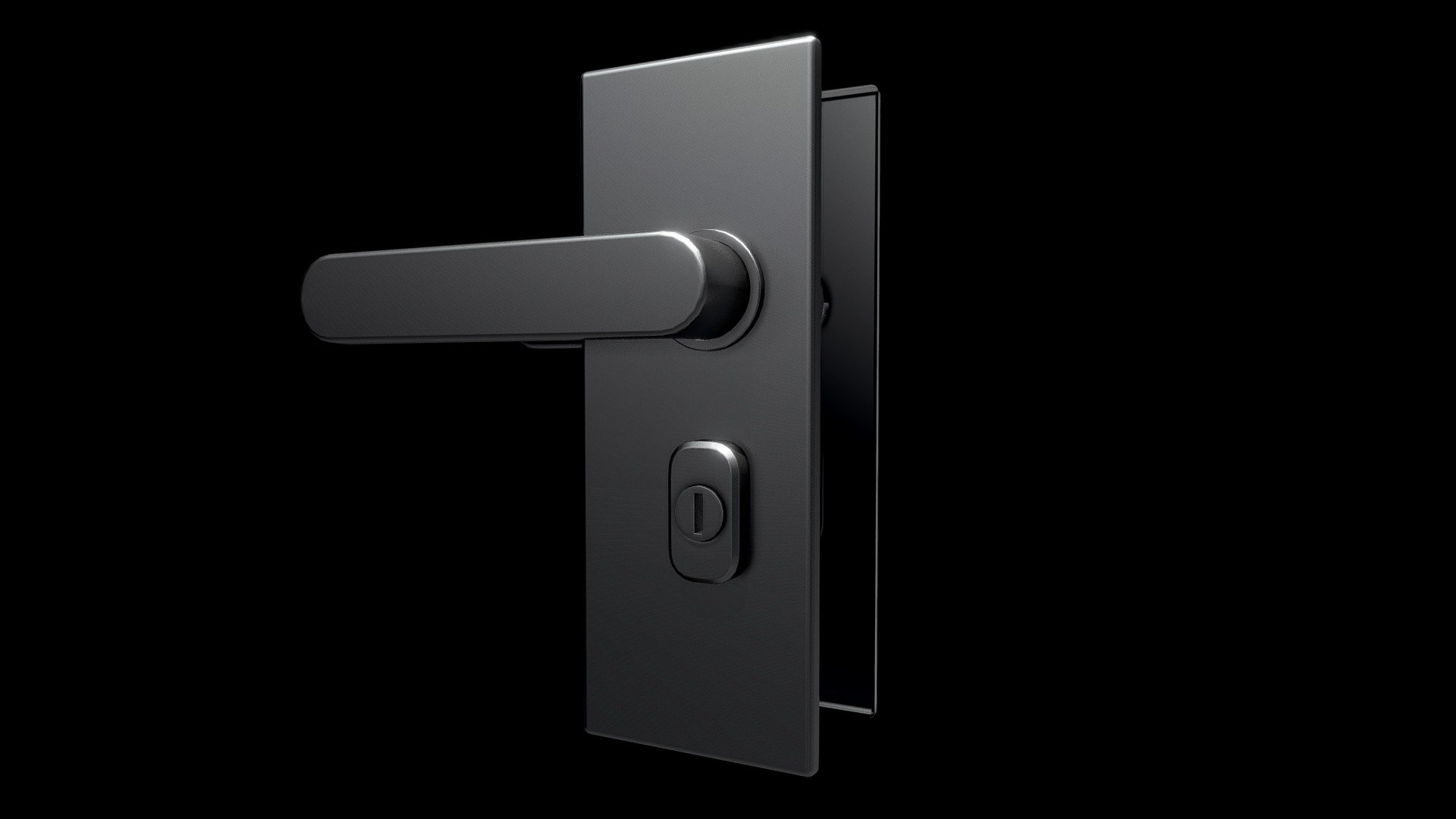 Door Handle + Maya File (V-ray 6) 3d model