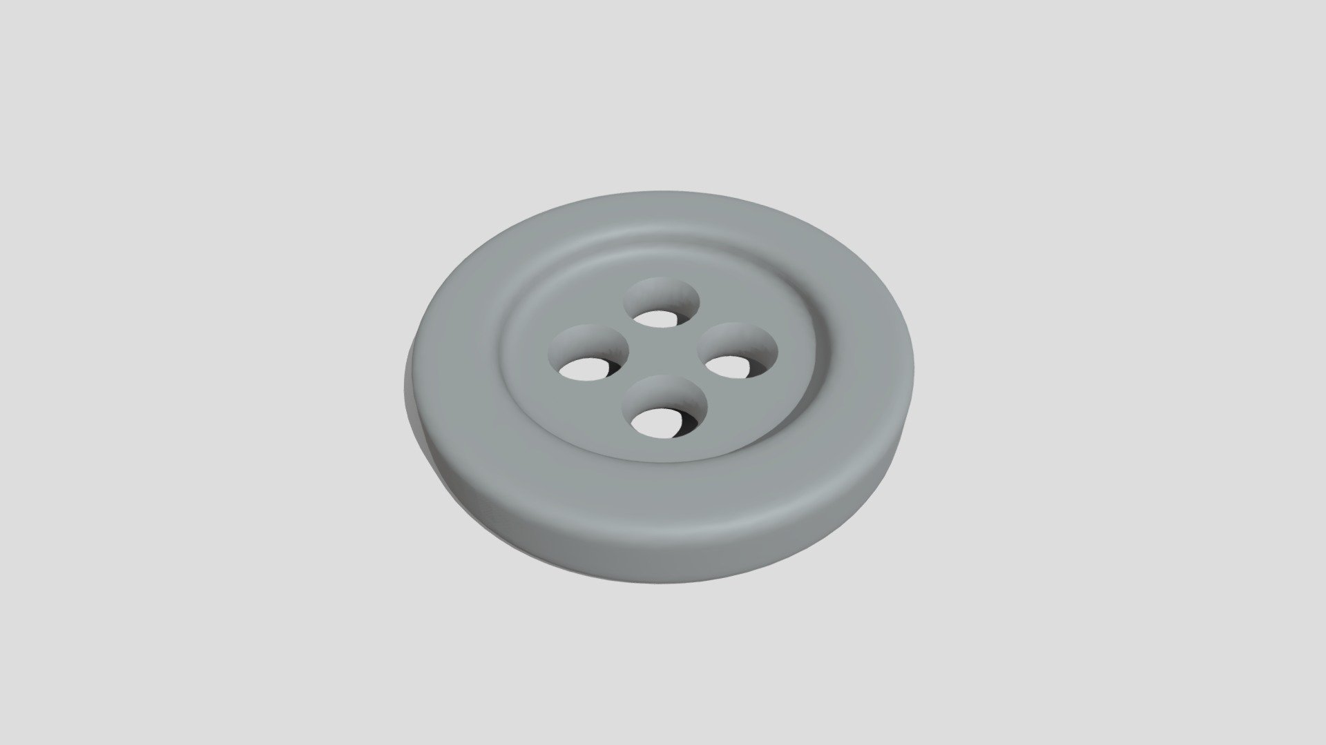 Sewing Button 003 3d model