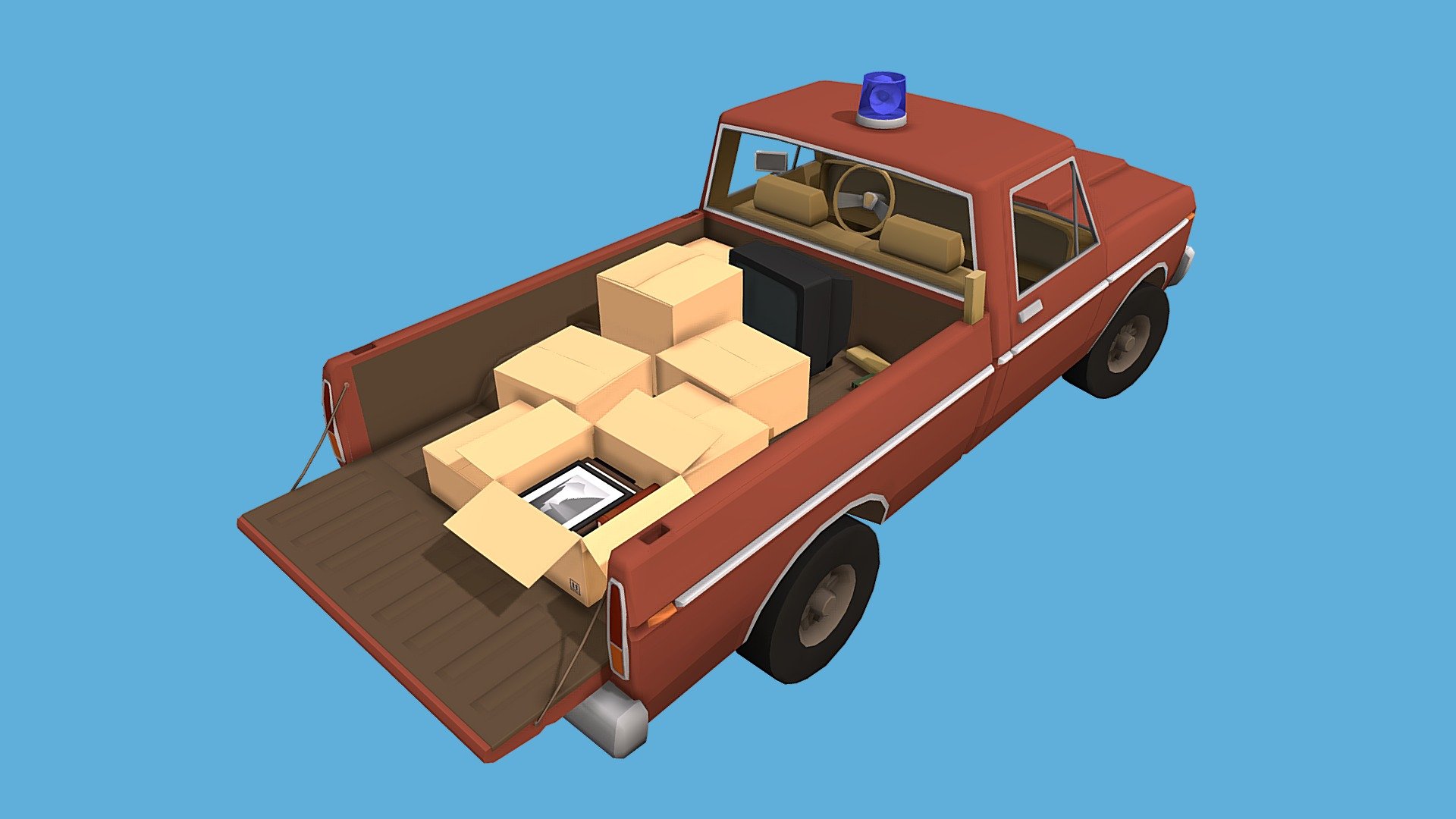 Grandpas Pickup 3d model