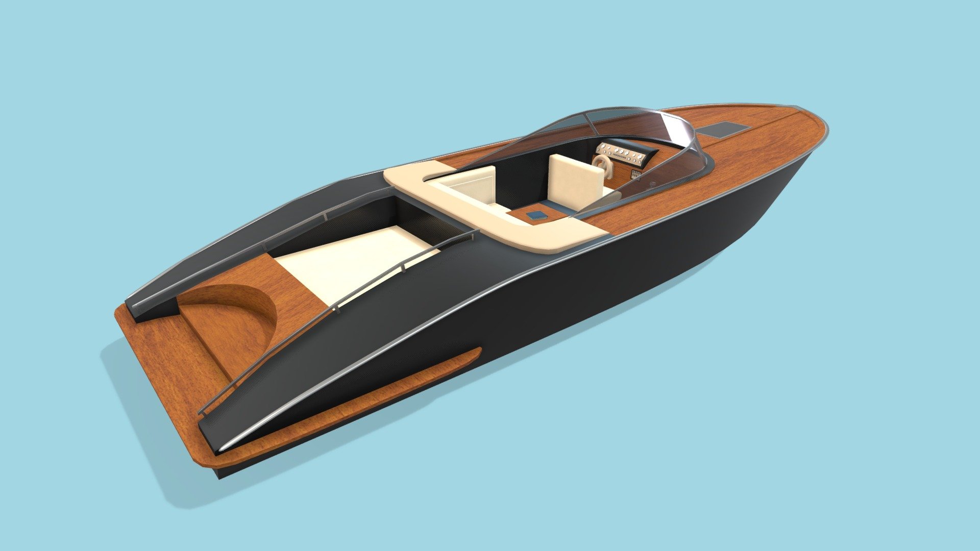 Luxury Yatch 3d model