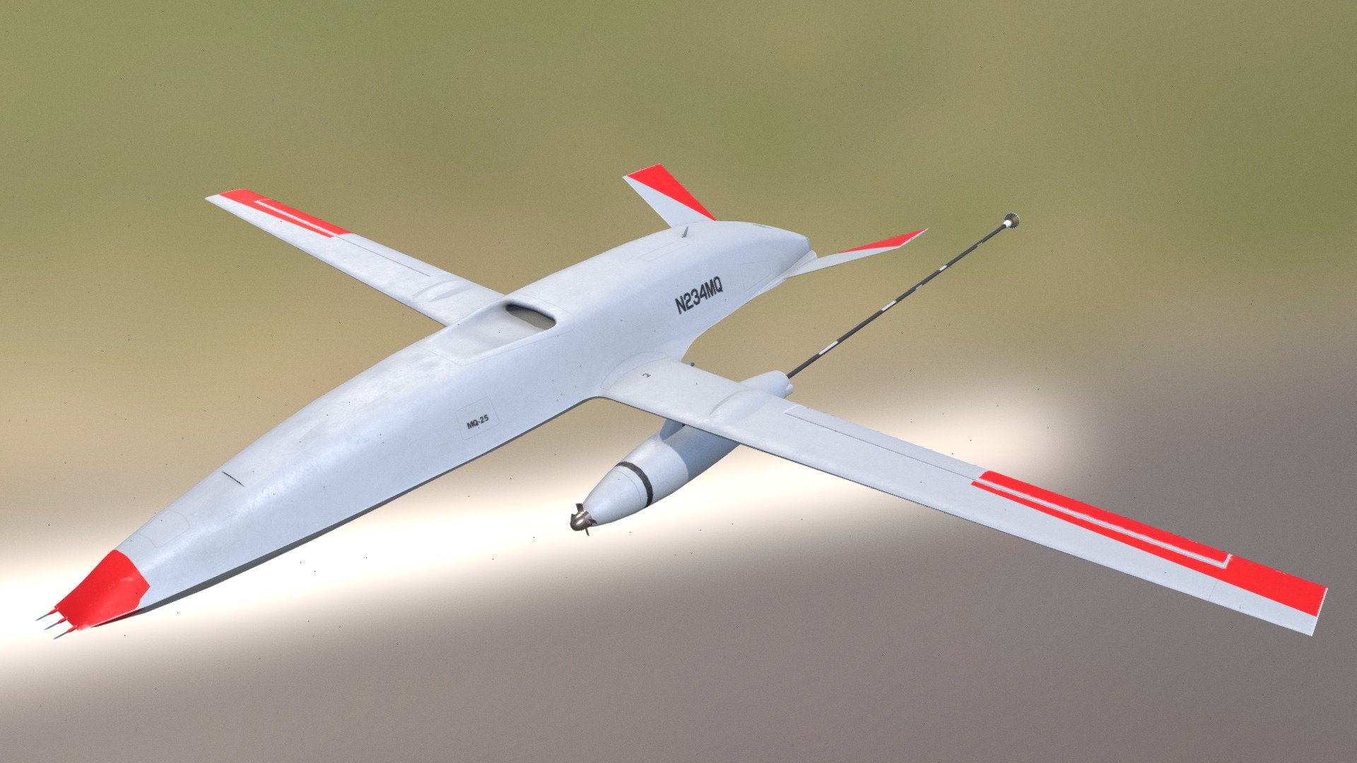 MQ-25 Stingray 3d model