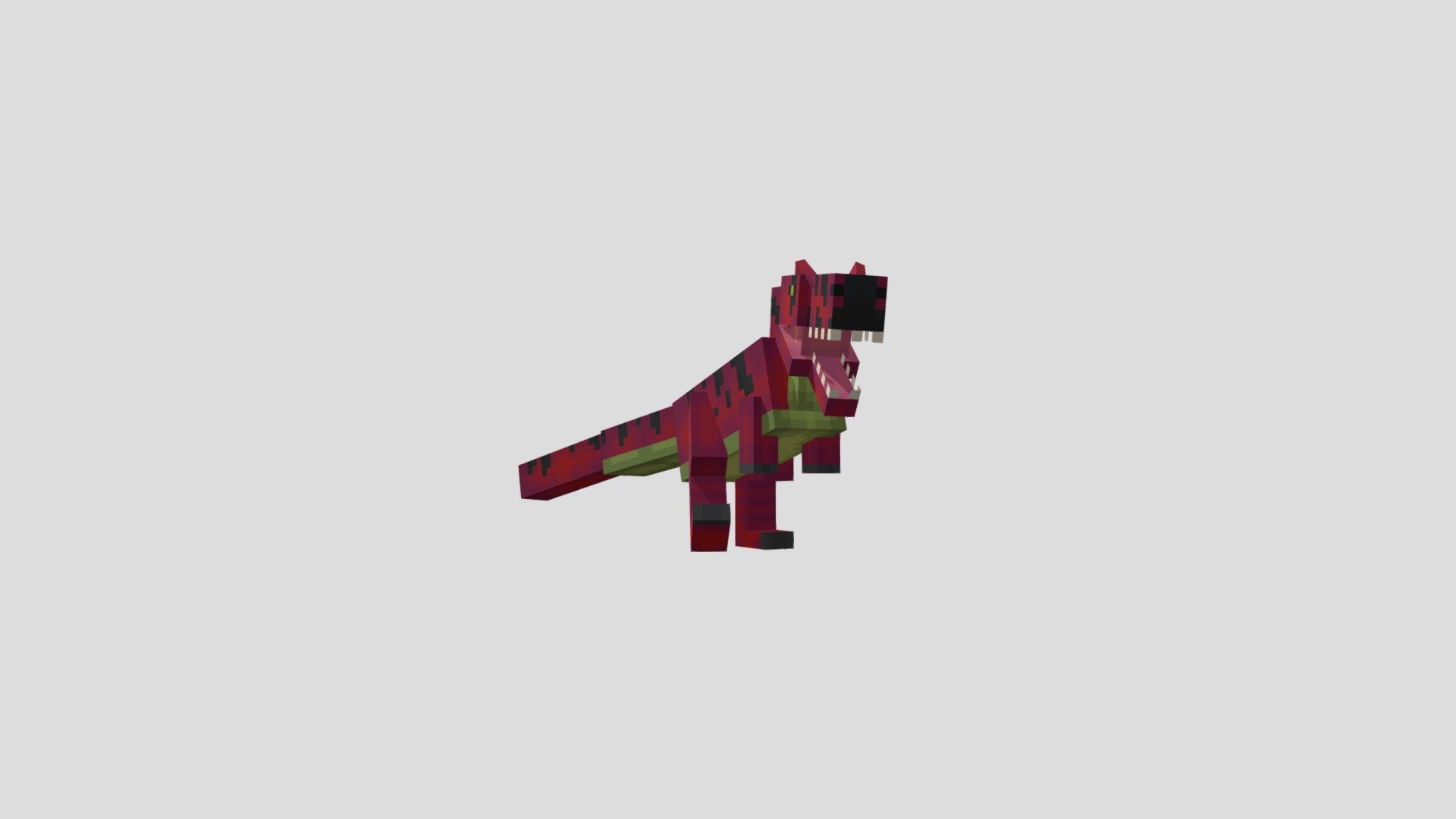 Tyrannosaurus Rex (red) 3d model