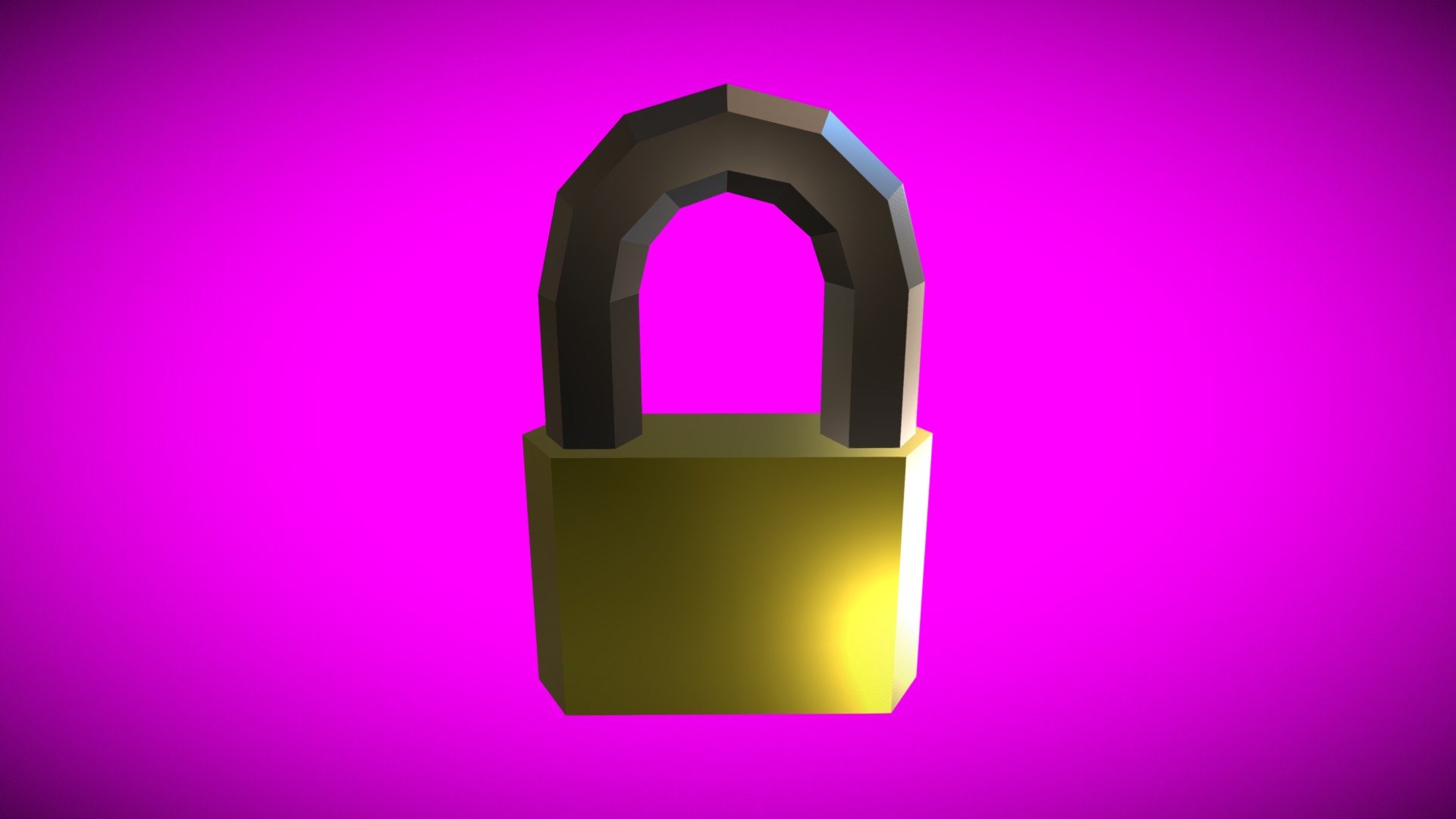 lock 3d model