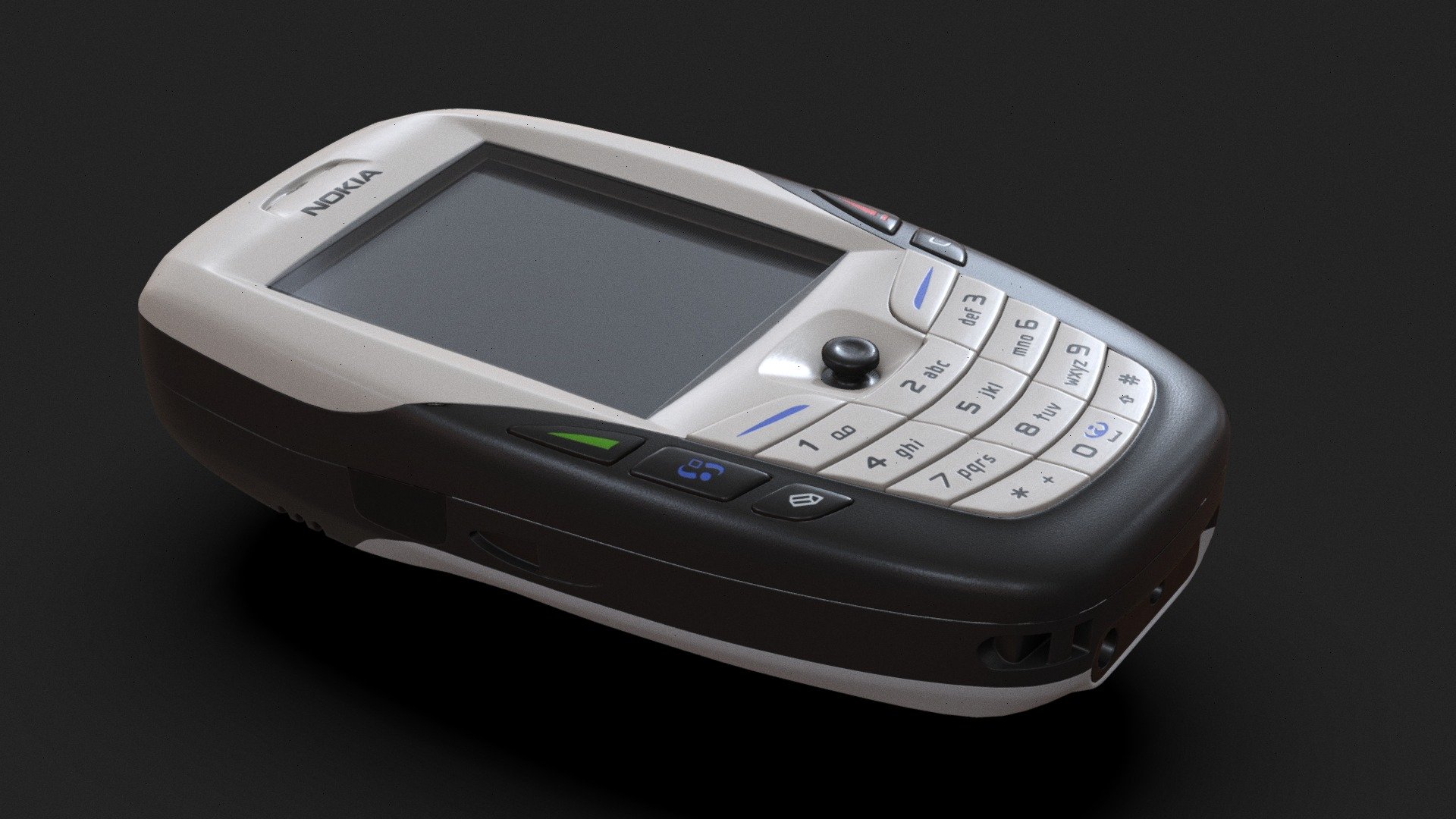 Nokia 6600 mobile phone 3d model