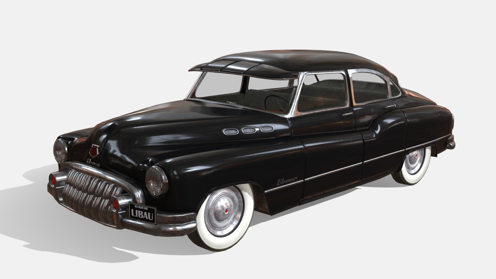 1950s American Car (based on Buick) 3d model