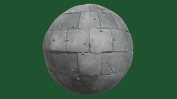 Stylized Floor Tiles Material 01