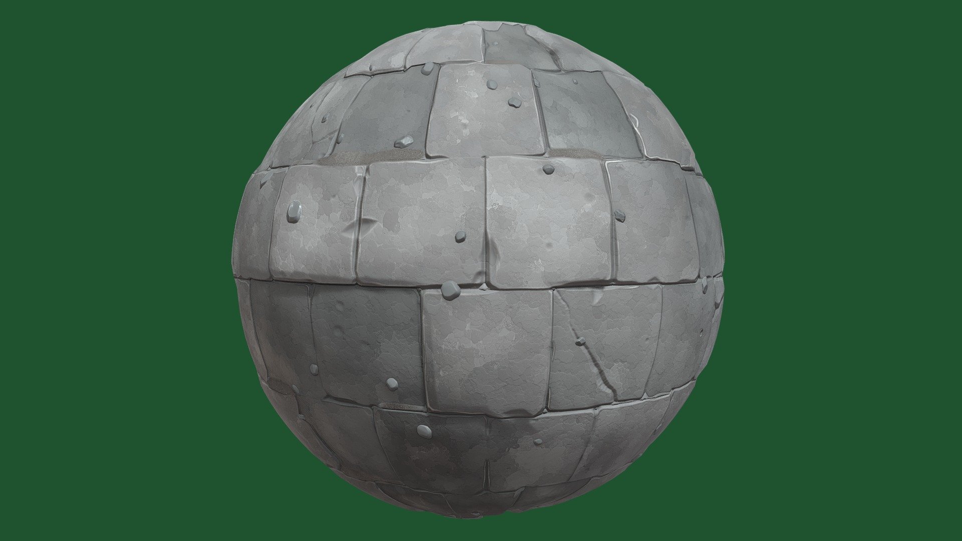 Stylized Floor Tiles Material 01 3d model