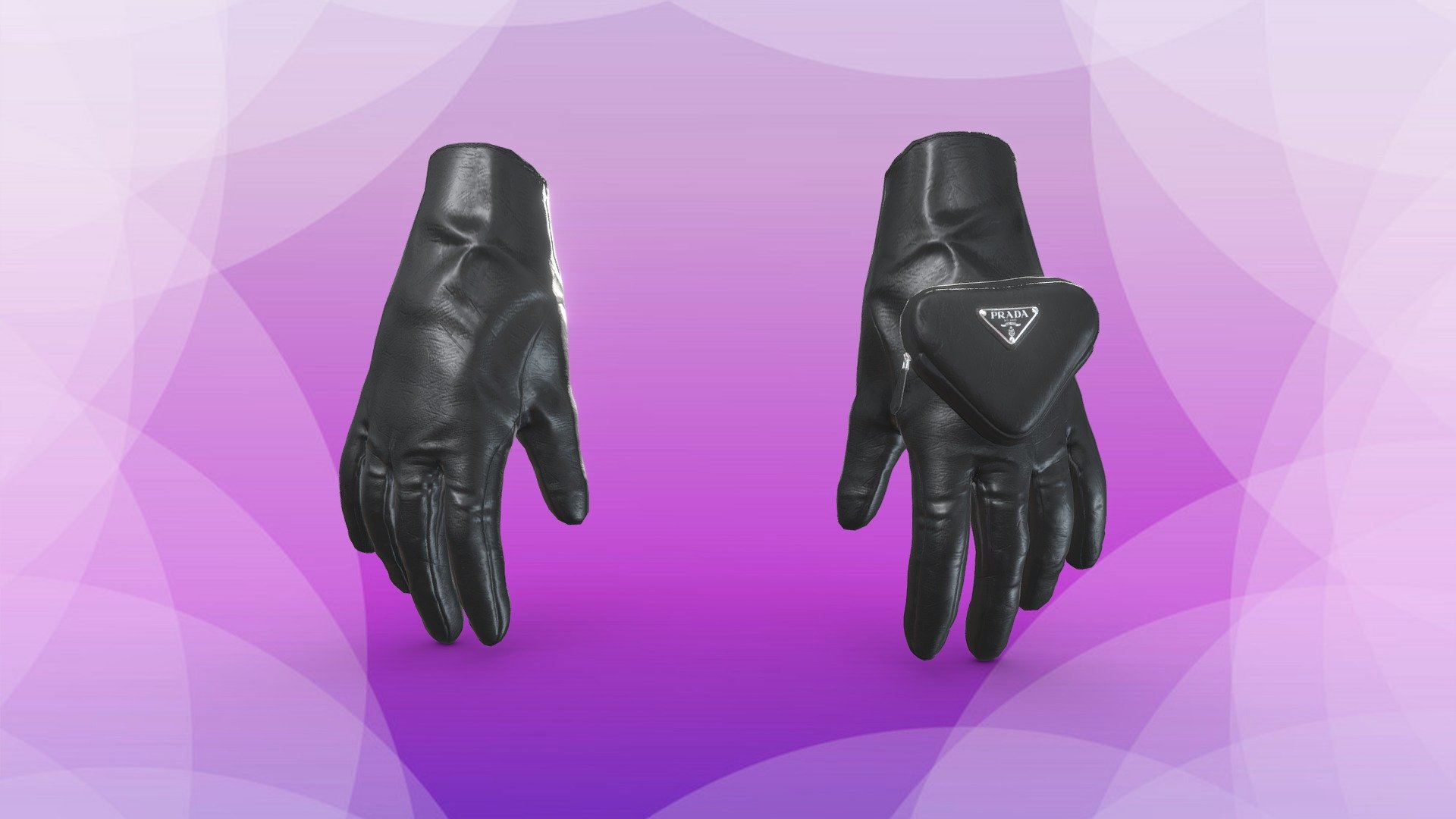 Prada Hand glovers 3d model