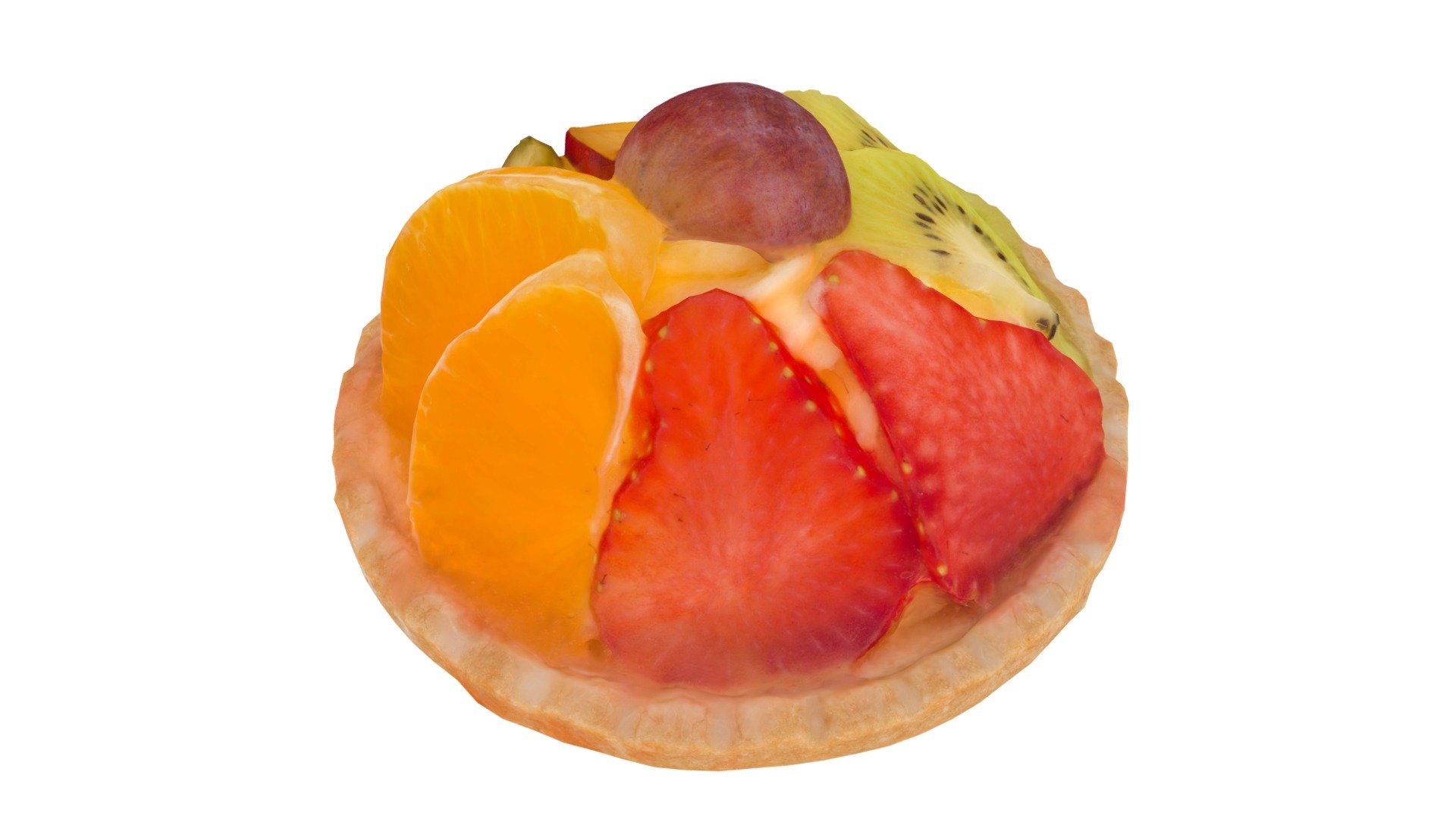 Mini Fruit Tart #1 3d model