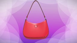 womans prada brushed shoulder bag