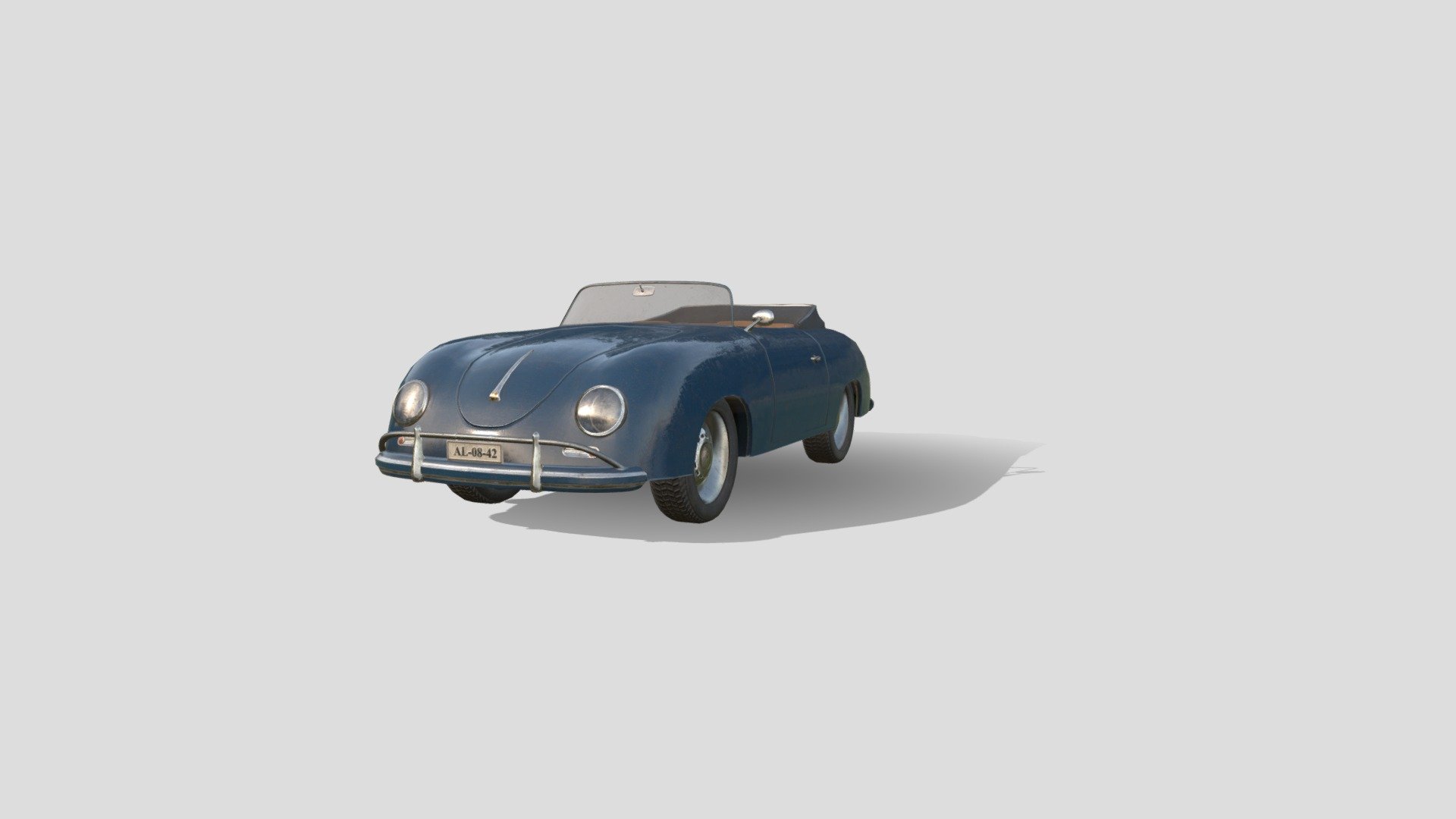 porsche 356 3d model