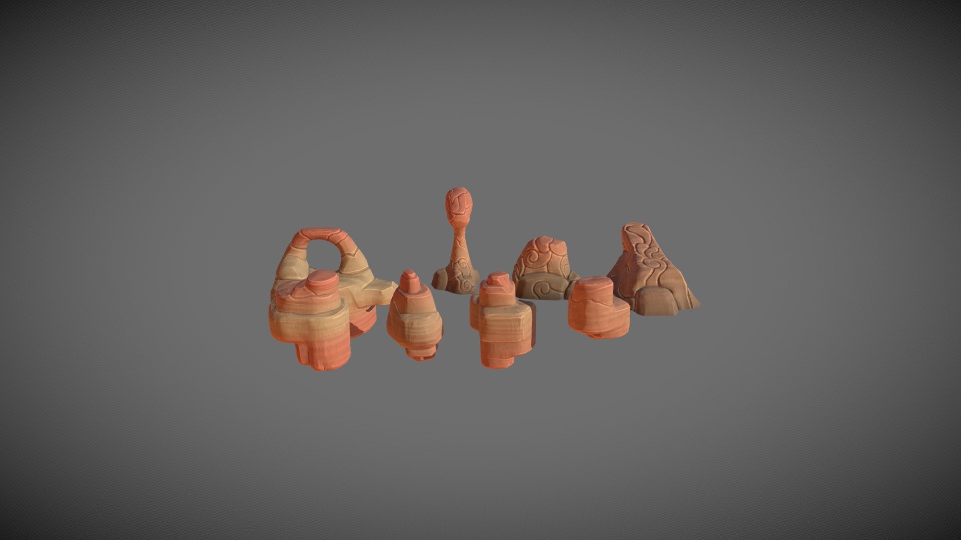 Stylized Pack 3d model