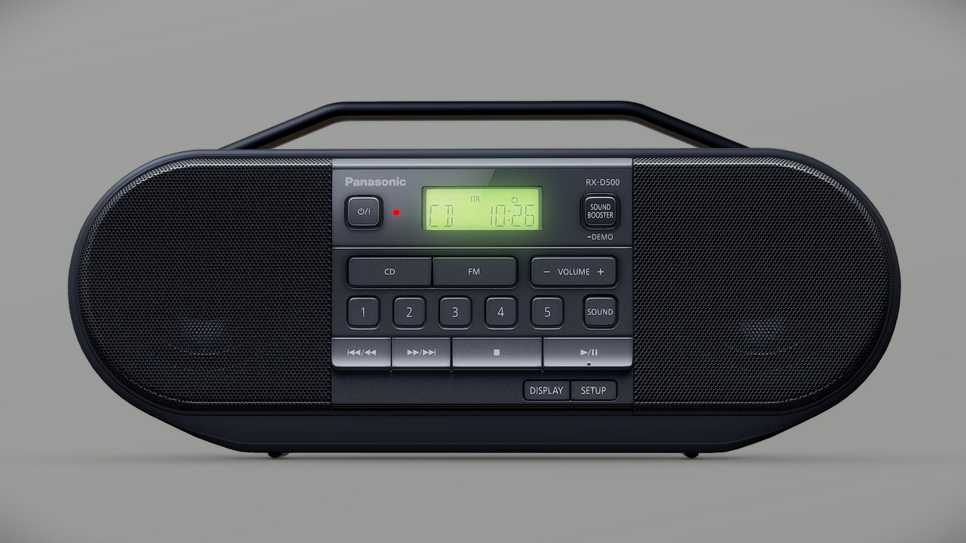 Portable Radio Modern 3d model