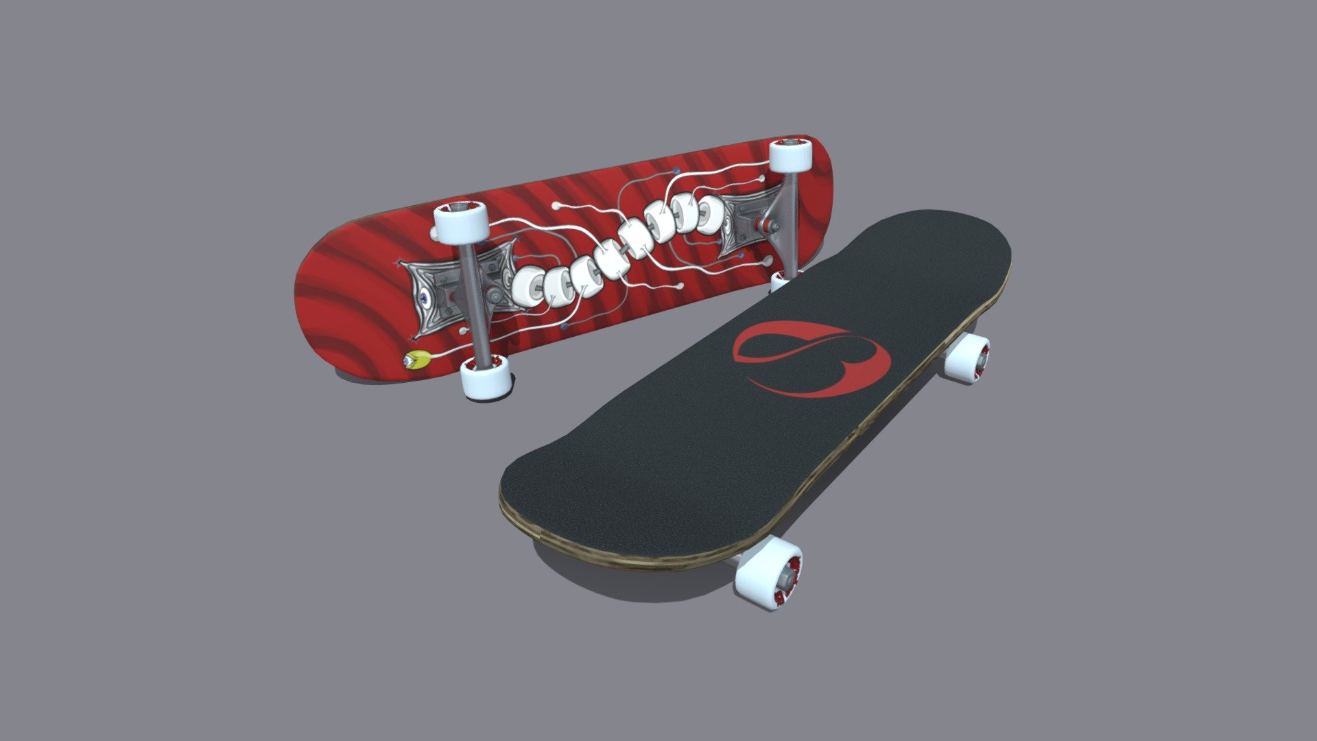 Skateboard 3d model