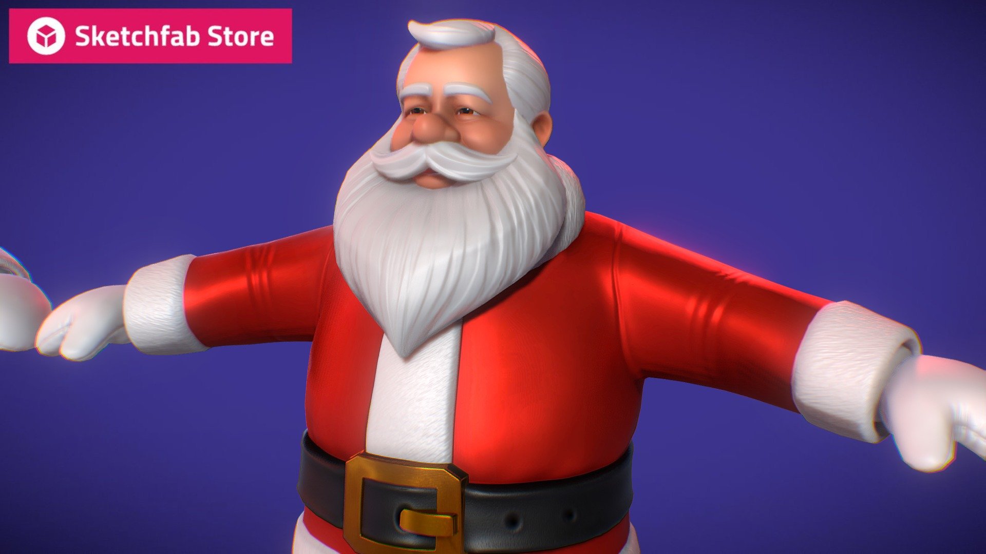 Santa Claus (Not rigged) 3d model