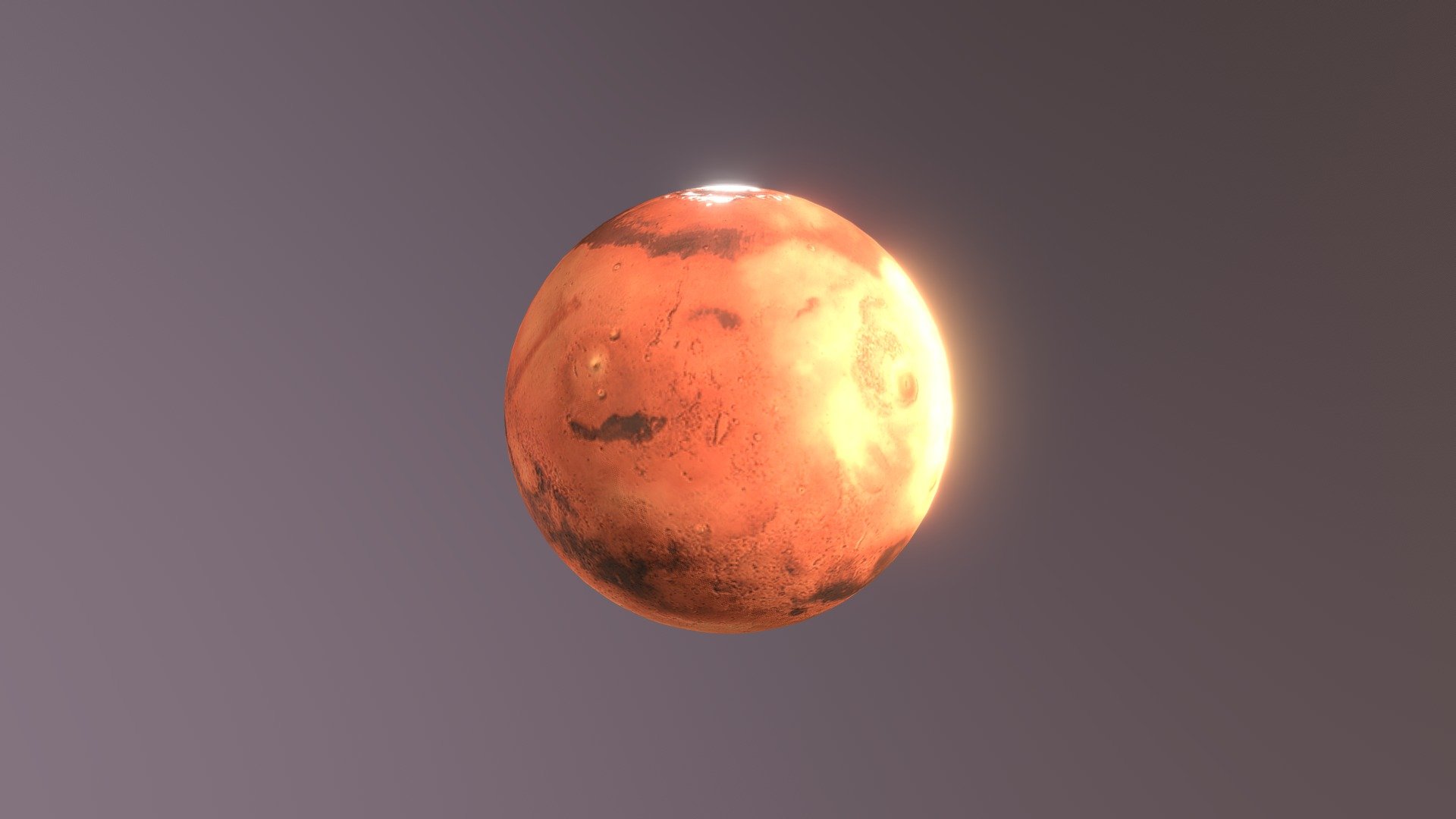 Mars 3d model