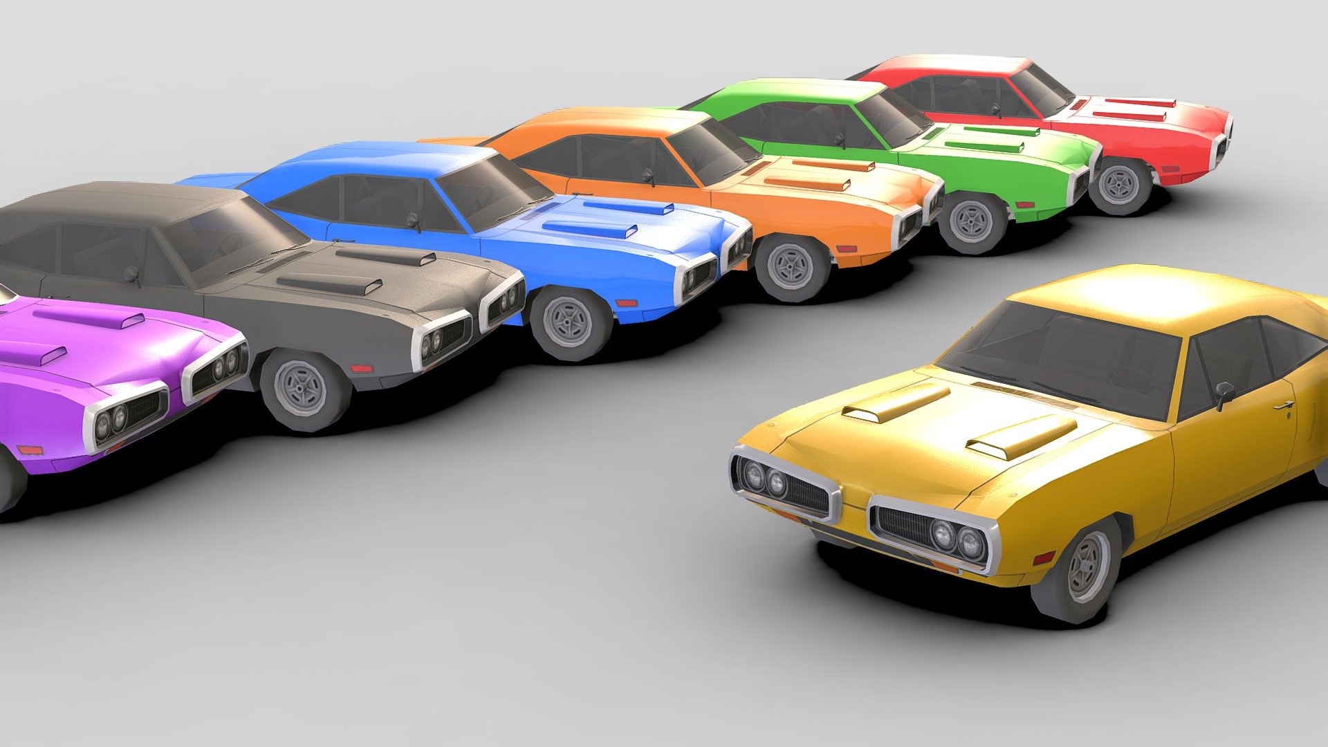 Classic Car 3d model