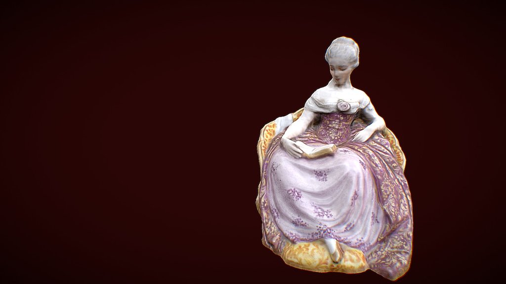 Statuetta vintage 3d model