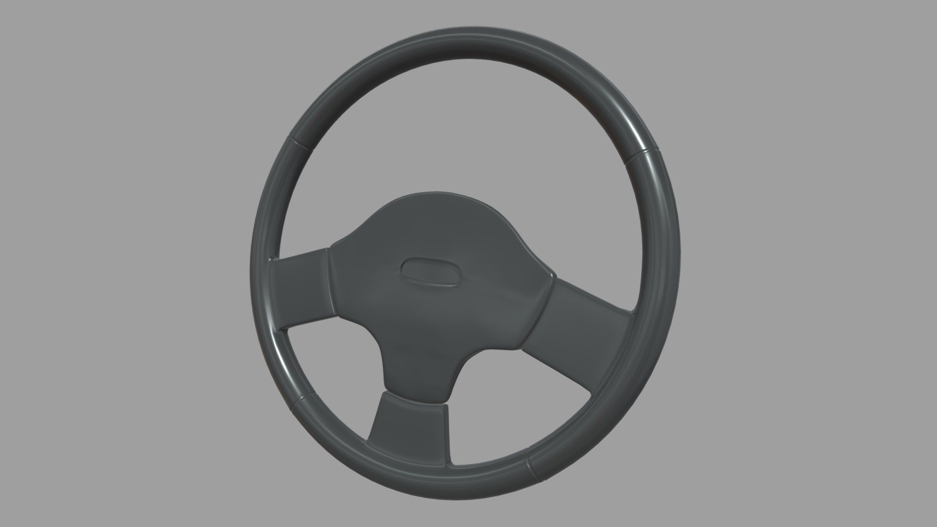 Steering Wheel Car 02 3d model