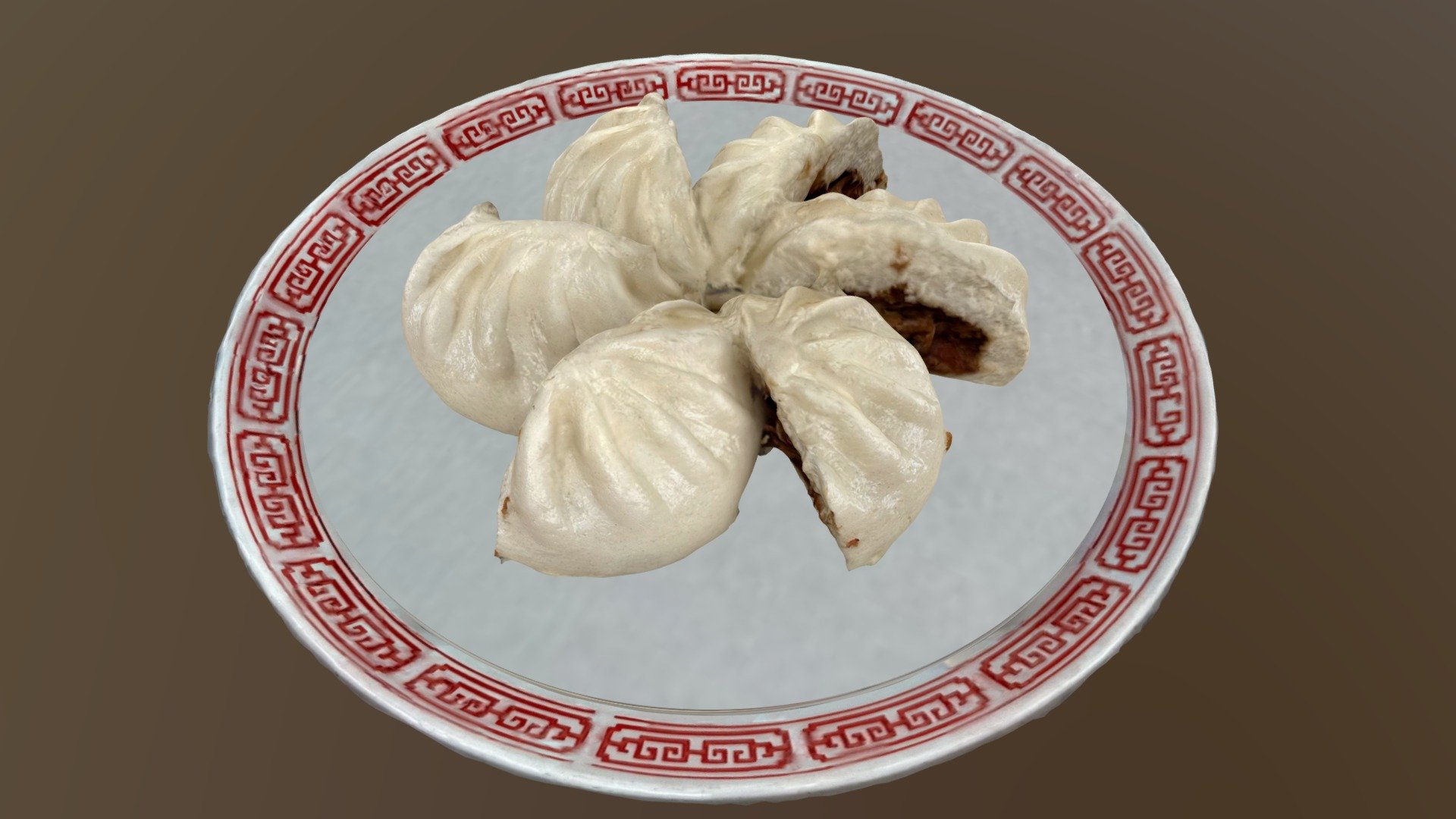 Emmas BBQ Pork Buns 3d model