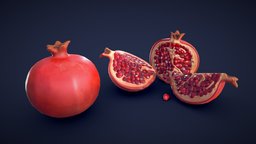 Stylized Pomegranate