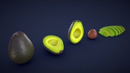 Stylized Avocado