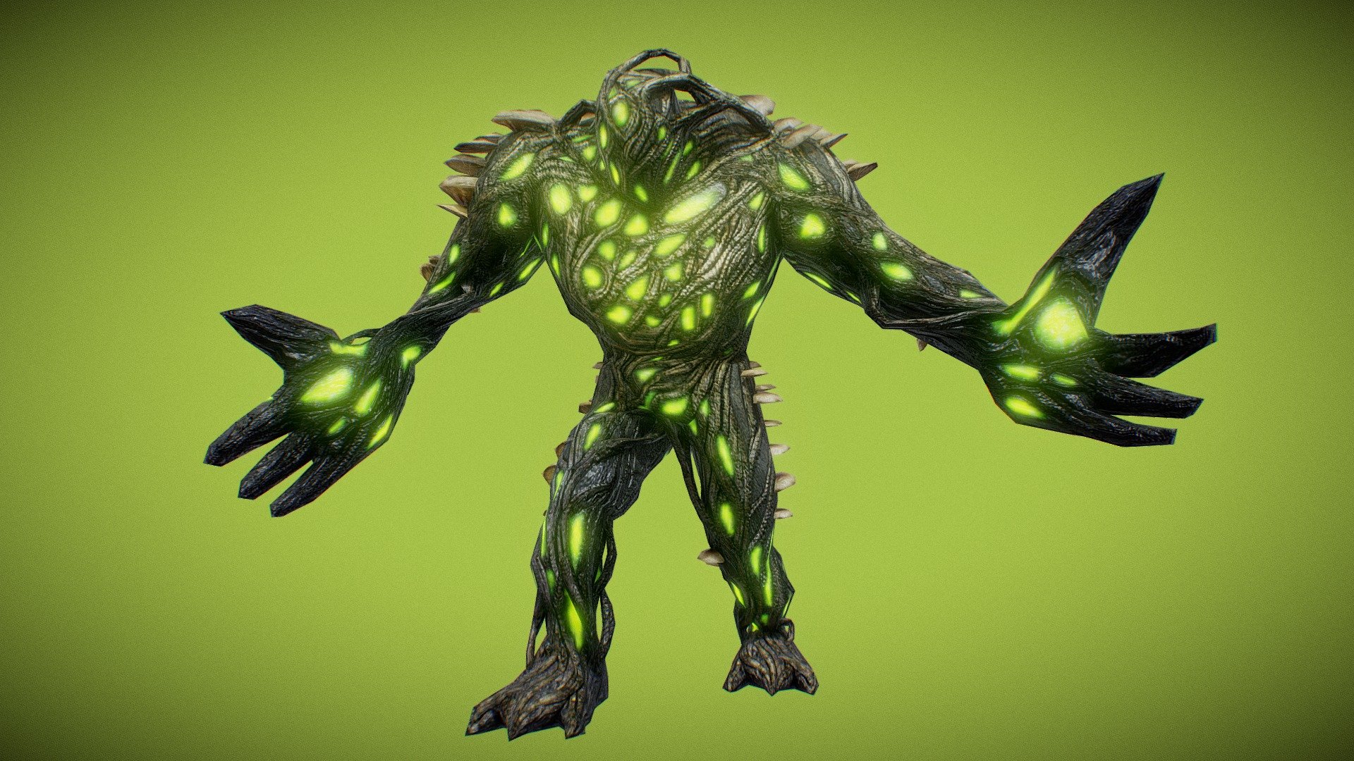 Root beast 3d model