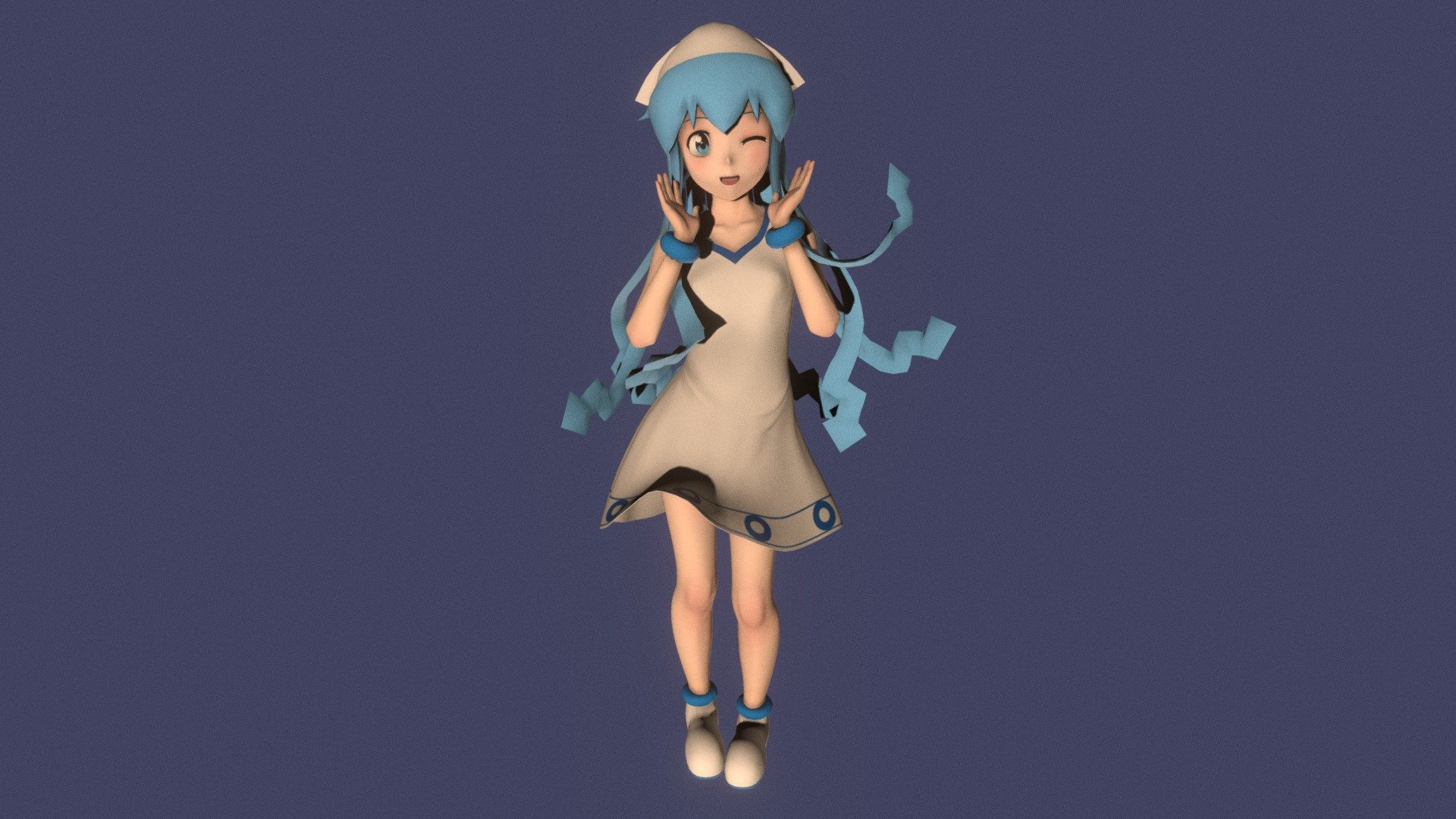 Ika Musume 01 3d model