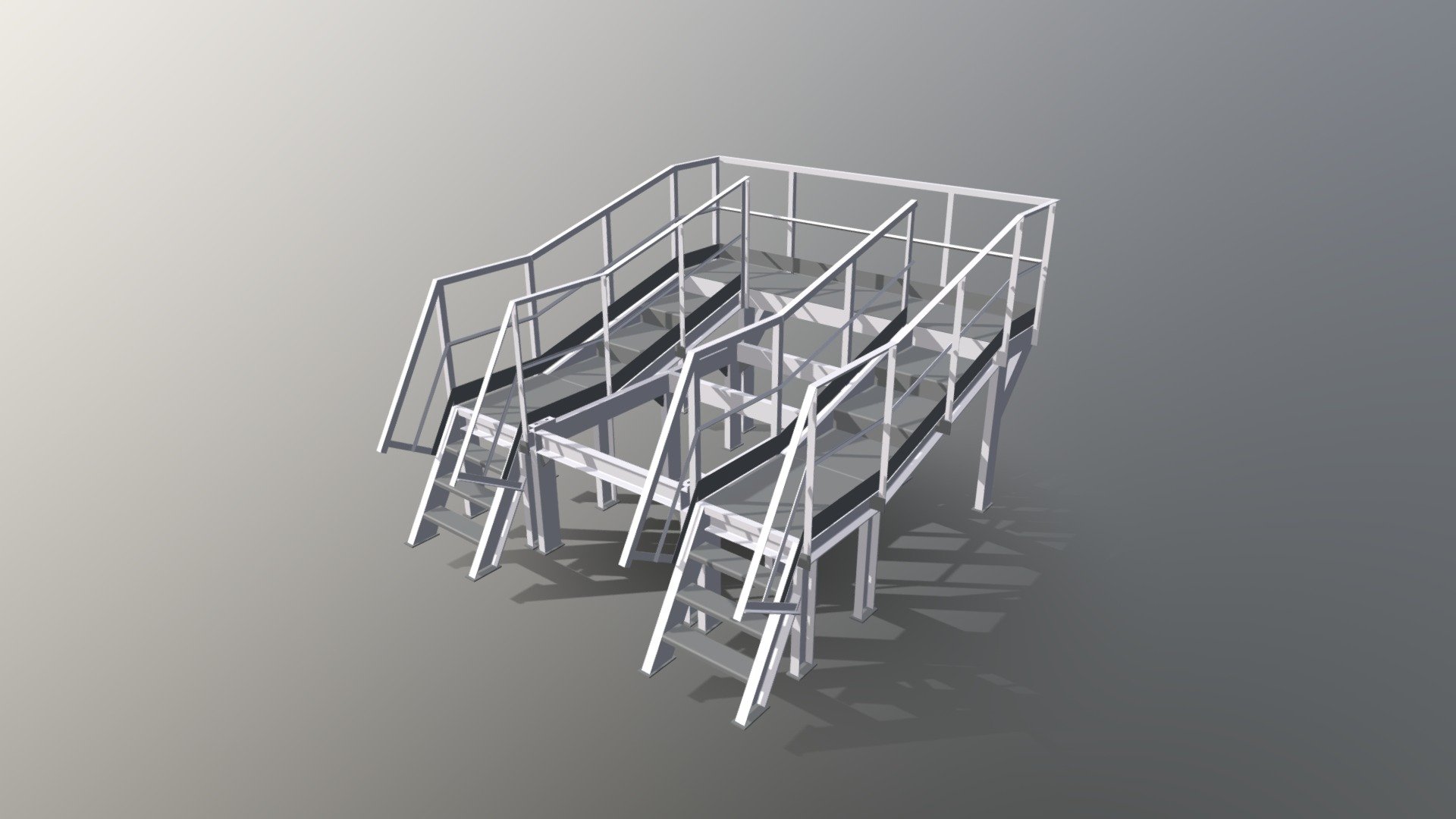 Derrick Screen Platform ● Площадка грохота 3d model