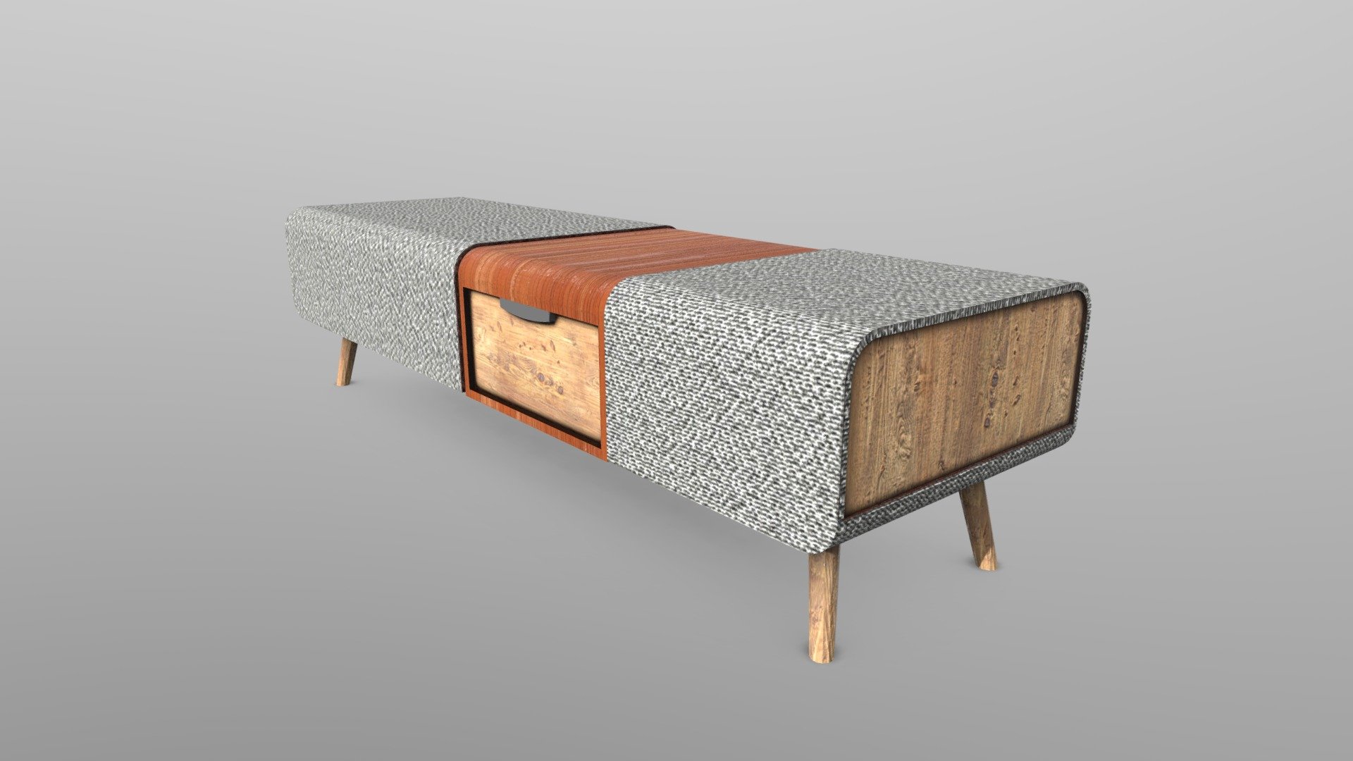 Bench 01 3d model