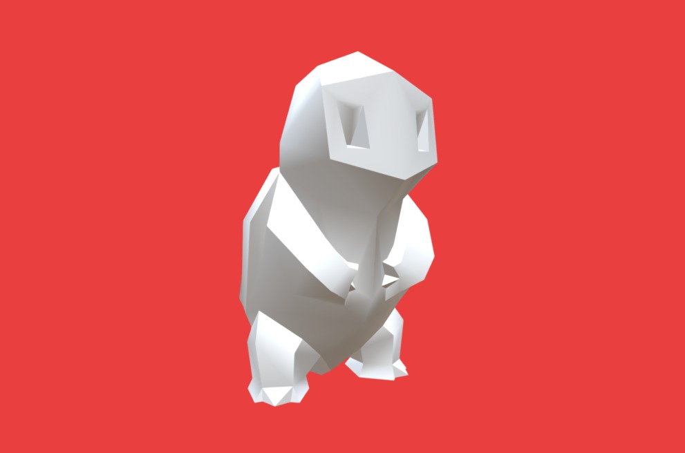 SQUIRTLE 3d model