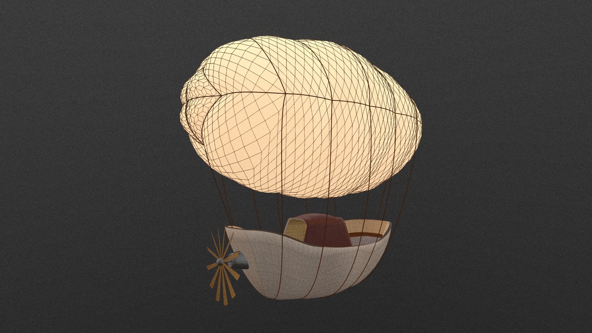 dirigible 3d model