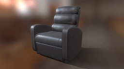 Leather Recliner Couch