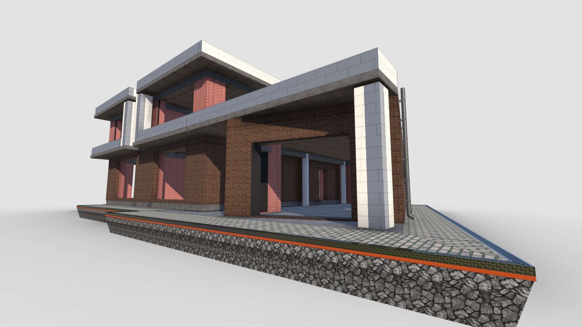 Construction 3d model