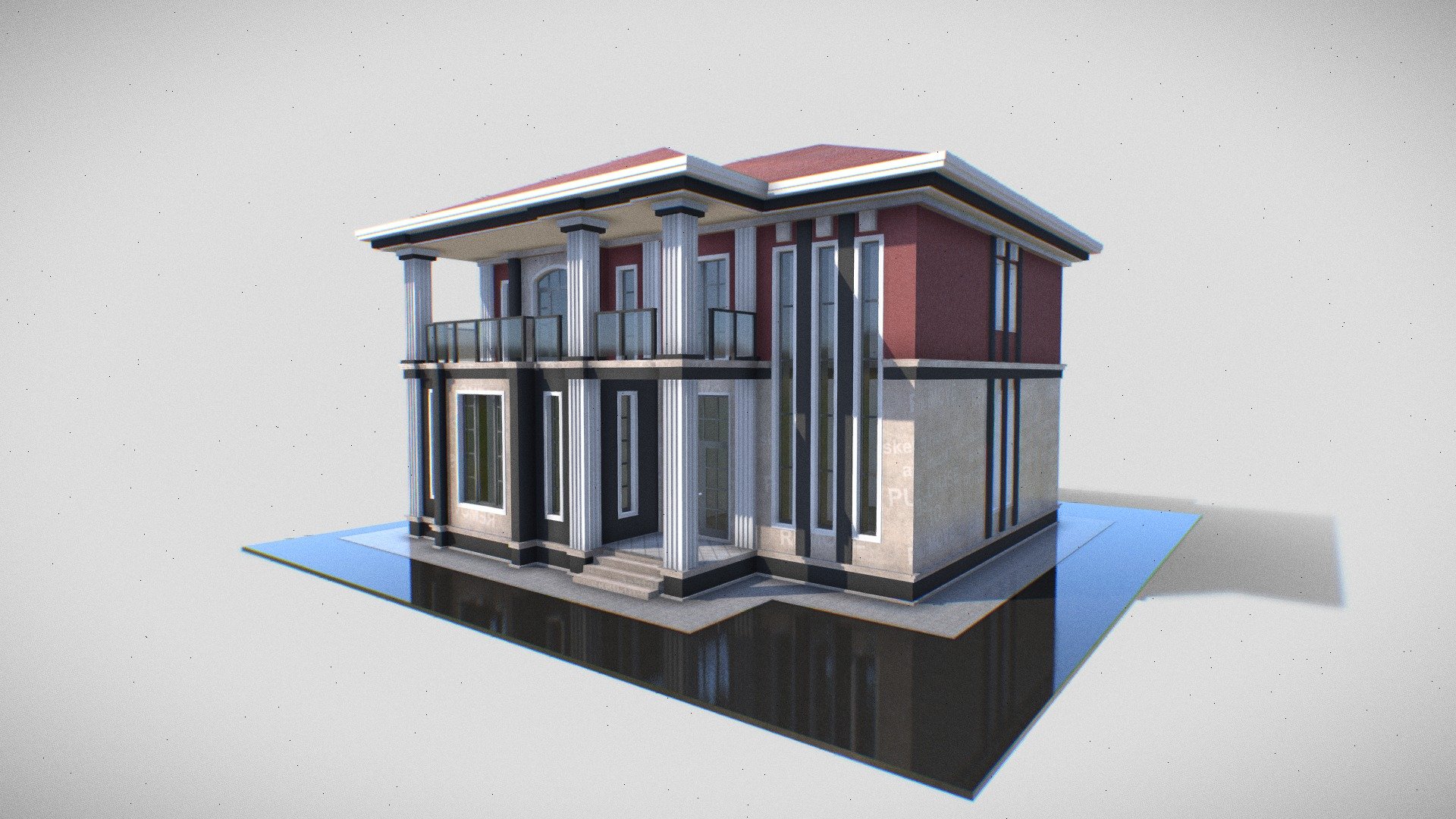 Modern villa ( UPDATED 06/2023 ) 3d model