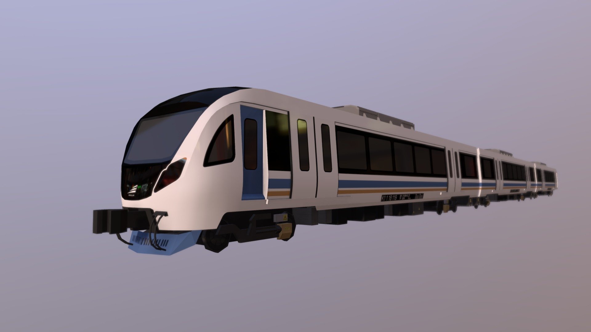 LRT Palembang 3d model