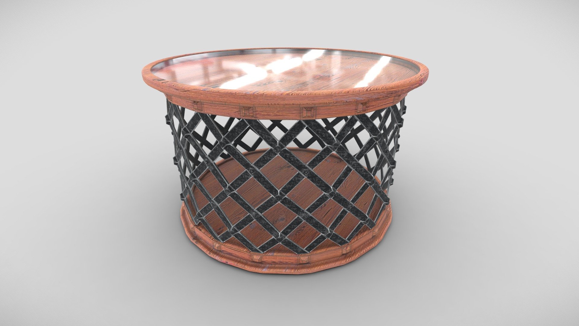 Forged Tea Table 3d model