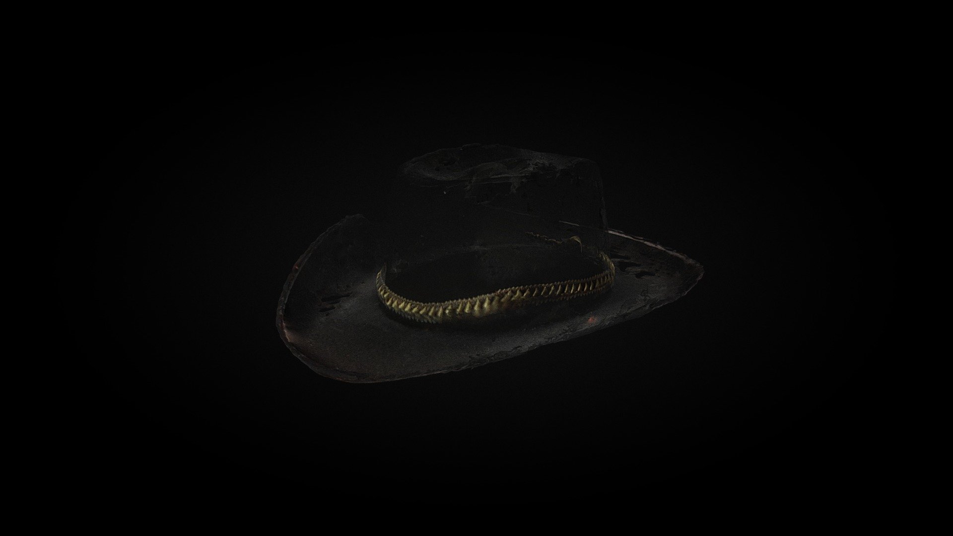 INVISIBLE COWBOY HAT 3d model