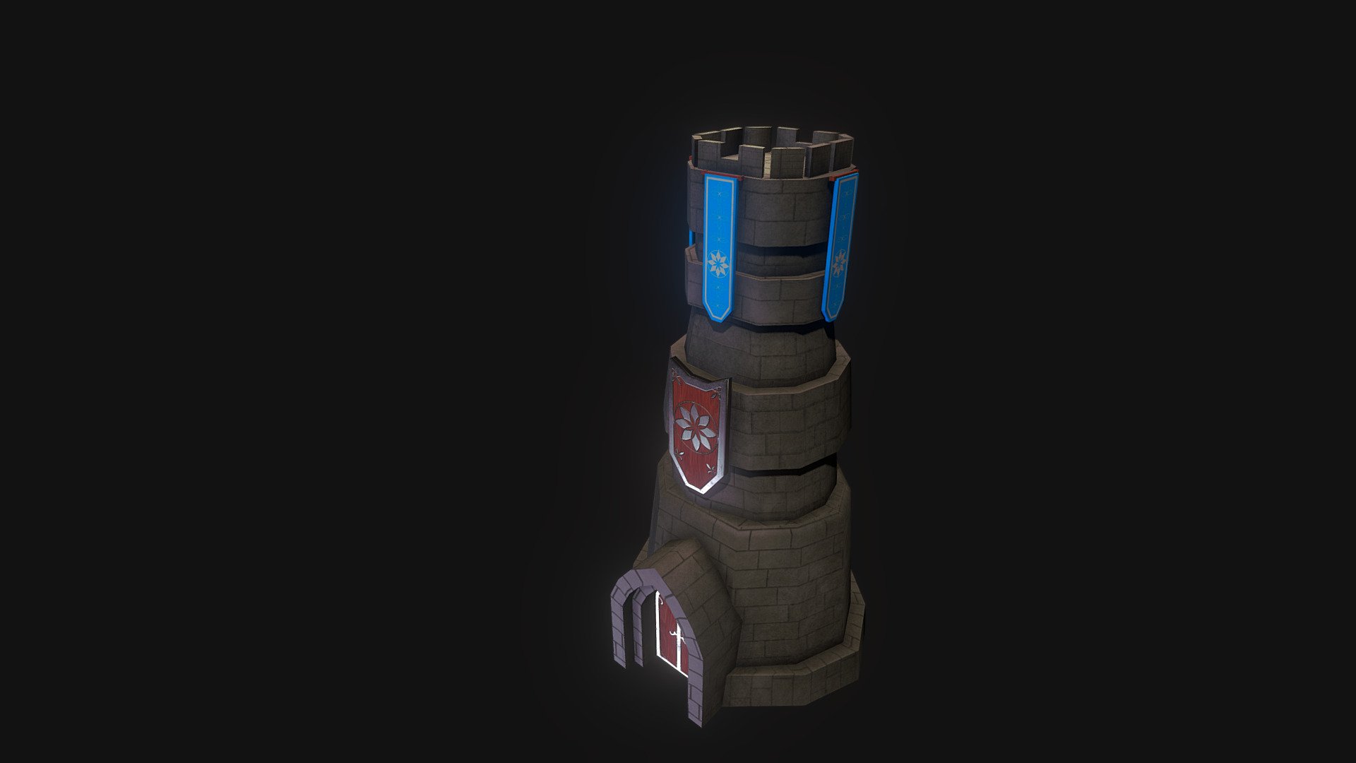 Rook Tower 3d model